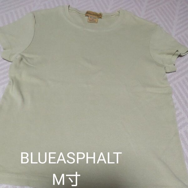 半袖Tシャツ モスグリーン系 Mサイズ BLUEASPHALT MADE IN USA