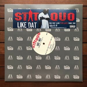 ★【r&b hip hop】Stat Quo / Like 'Dat［12inch］promo オリジナル盤《4-2-42 9595》