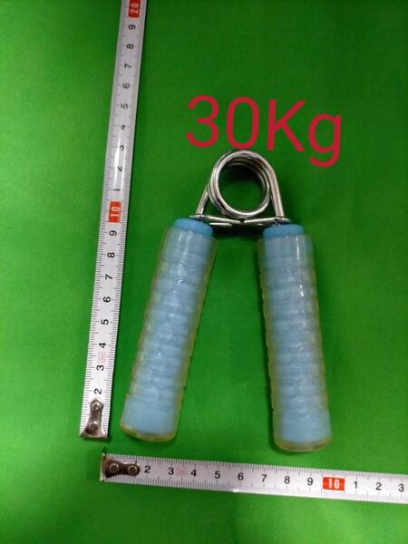 ハンドグリッパー 30Kg 水色 ハンドグリップ 握力強化 握力トレーニング