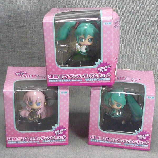 n5268◆初音ミク ヴィネッティアムキュート フィギュア 3体セット