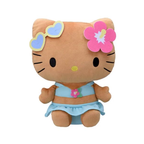 日焼けキティ ハローキティ Lぬいぐるみ 日焼けギャルVer セガ