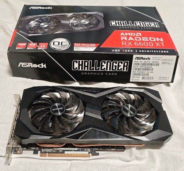 ASRock CHALLENGER AMD RADEON RX 6600XT