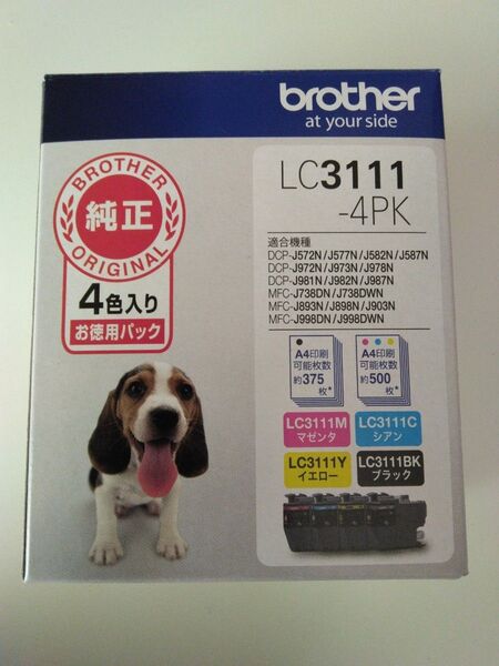 ブラザー インクカートリッジ LC3111-4PK