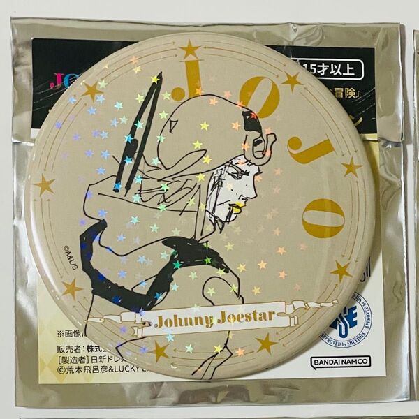 THE★JOJO WORLD ザジョジョワールド 75mmホログラム缶バッジ ジョニィ ジョースター