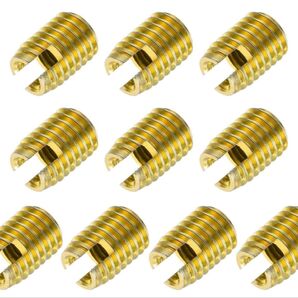 セルフタッピングねじ込みインサート M6 M10x14 mm 10個