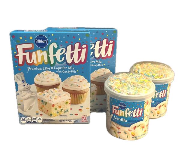Funfetti Pillsbury ケーキミックス フロスティング 2セット