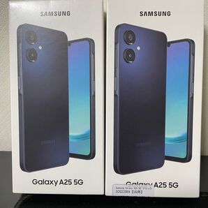 Galaxy A25 5G SIMフリー au UQモバイル版 ブラック 2台