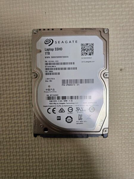 【正常】 Seagate 2.5インチ HDD 1TB