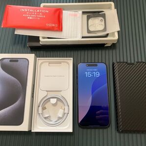 iPhone15Pro 250GB 94% ブルーチタニウム