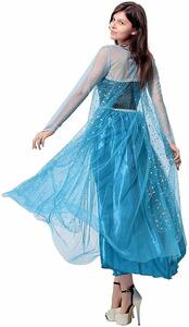 雪の女王 ドレス コスチューム プリンセス コスプレ 衣装 大人