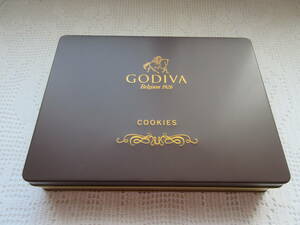 GODIVA クッキー空き缶（スチール製）　