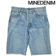 試着程度 2019 MINEDENIM スタッズ デニム ショートパンツ 7 ハーフパンツ ショーツ マインデニム 野口強_画像1