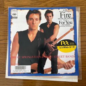 ブルース・スプリングスティーン Fire / For You レコード