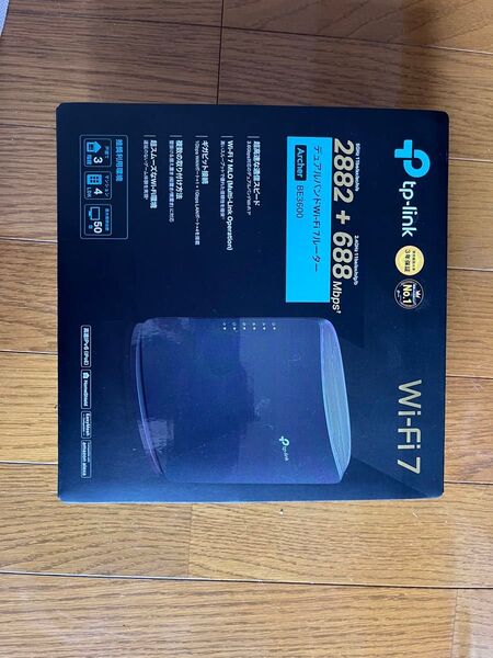 tp-link デュアルバンドWi-Fi 7ルーター Archer BE3600 未使用 開封のみ