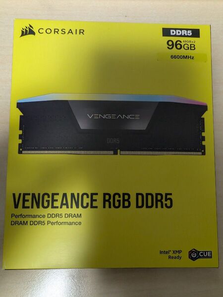 DDR5-6600MHz メモリ VENGEANCE RGB 2x48GB 96GB CMH96GX5M2B6600C32