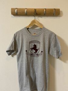 【Hanes】バックプリント半袖Tシャツ　グレー　Sサイズ　サッカー　FOOTBALL CLUB ハンズ