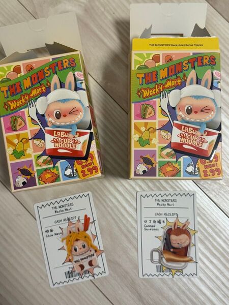 【新品】THE MONSTERS Wacky Mart ラブブ 2個セット