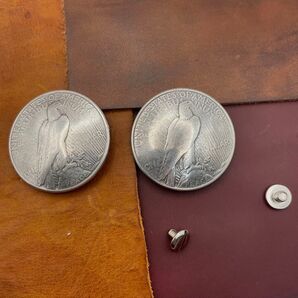 特大 大型 イーグルコンチョ 2個セット ネジ式