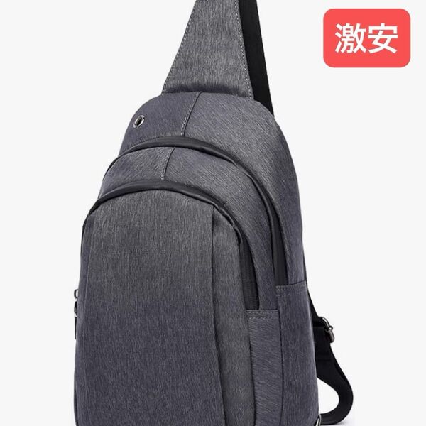 My Bag ボディバッグ メンズ 防水 ナイロン 縦型 ウエストバッグ 斜めがけ ワンショルダー iPad収納 自転車鞄 新品