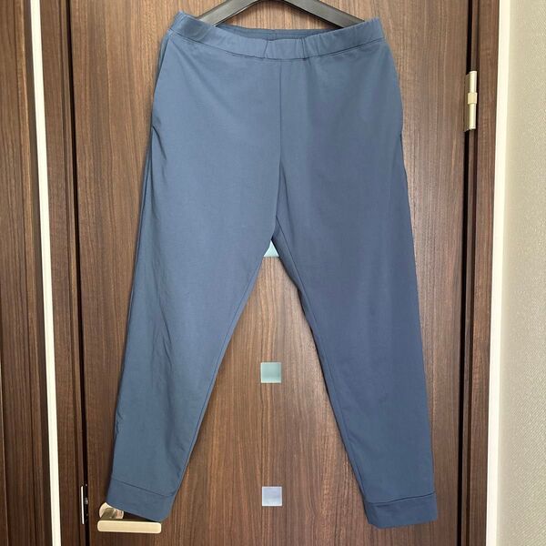 無印良品 ストレッチイージーパンツ ブルー Mサイズ