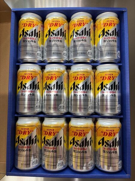 アサヒスーパードライ 生ジョッキ缶 350ml×12本