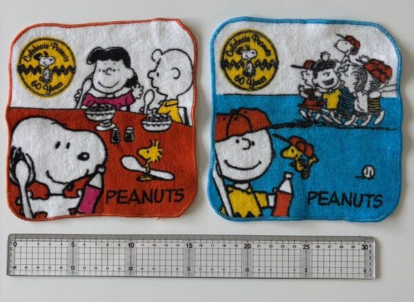スヌーピー SNOOPY PEANUTS ピーナッツ ハンカチ ミニタオル ハンドタオル チャーリーブラウン ウッドストック