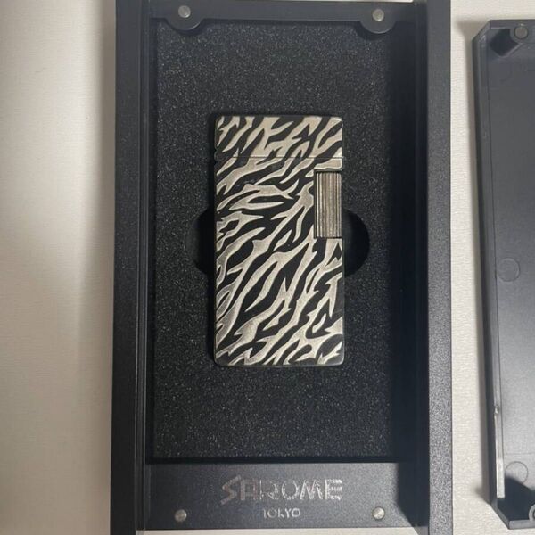 ZIPPO 喫煙具 ローラーガスライター サロメ SAROME サロメライター ブラックゼブラ ブランド ローラーガスライター