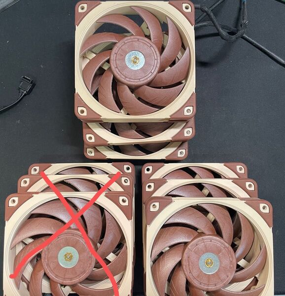 Noctua NF-A12x25 PWM 120mm 6個セット