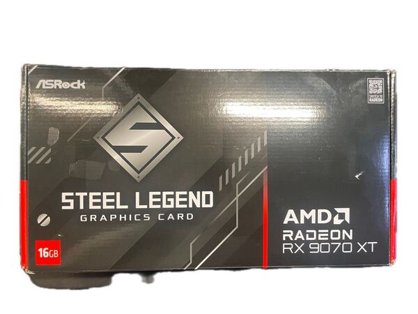 【中古完動品】ASRock AMD Radeon RX 9070XT 16G STEEL LEGEND グラボ