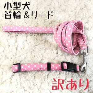 ★送料無料★訳あり★首輪＆リードセット★小型犬★格安★現品25