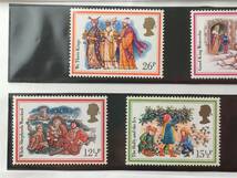 切手：イラスト・クリスマス ／イギリス＊１９８２年＊_画像2