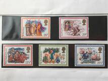 切手：イラスト・クリスマス ／イギリス＊１９８２年＊_画像1