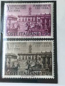 切手：自然・風景・建物／イタリア＊１９６７年＊