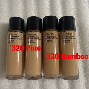 未使用保管 SHISEIDO シンクロスキン ラディアント リフティング ファンデーション 320・330 計4点