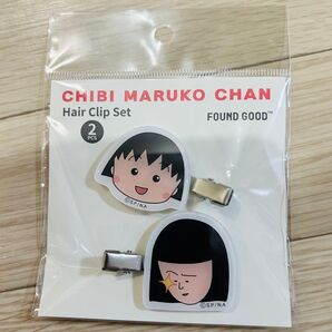 FOUND GOOD ちびまる子ちゃん ヘアクリップ ちびまる子ちゃん&野口さん