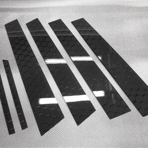 レクサス IS 30系【リアルカーボン/ハニカム織り】ピラーガーニッシュ