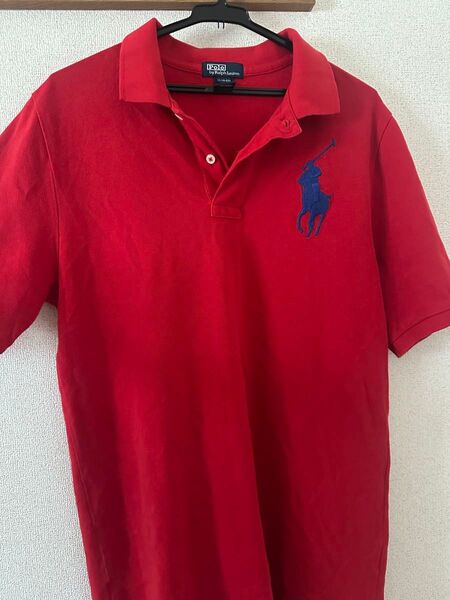 ポロラルフローレン ポロシャツ レッド XL ラルフローレン 半袖ポロシャツ POLO 古着