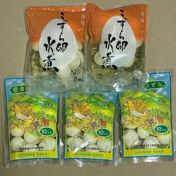 ★2種混合★【訳有品】うずら卵 水煮 10卵入×3袋 & やわらか水煮 8卵×2袋 計46卵【日本中に豊橋うずらを広め隊】