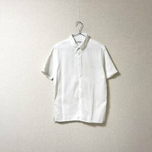 ★Paul Smith LONDON ポールスミス ロンドン★メンズ コットン 半袖 シャツ ボタンダウン 春夏 size L