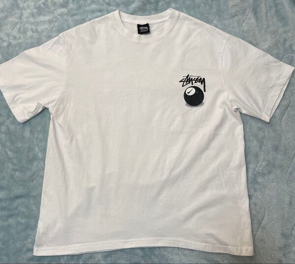 STUSSY Tシャツ 半袖 プリント サイズ L WHITE