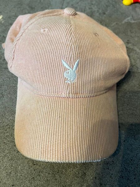 【訳あり】プレイボーイキャップ ピンク キャップ 帽子 CAP