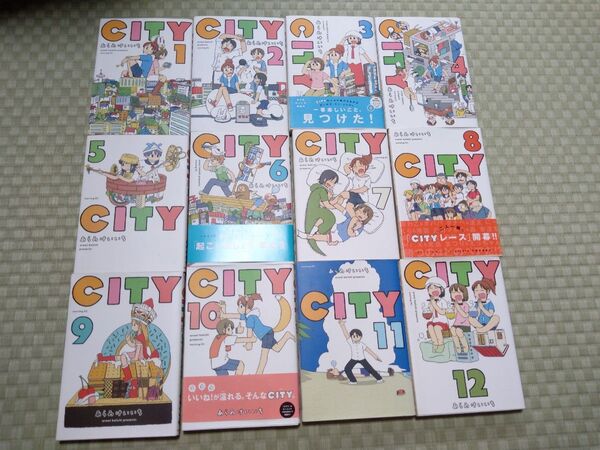 CITY 1~12巻セット 一部帯・特典付き 全て初版 あらゐけいいち シティ 日常の作者 京アニ