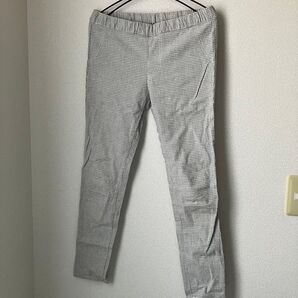 studio CLIPスタディオクリップ☆リネン混ギンガムチェックレギンスパンツ