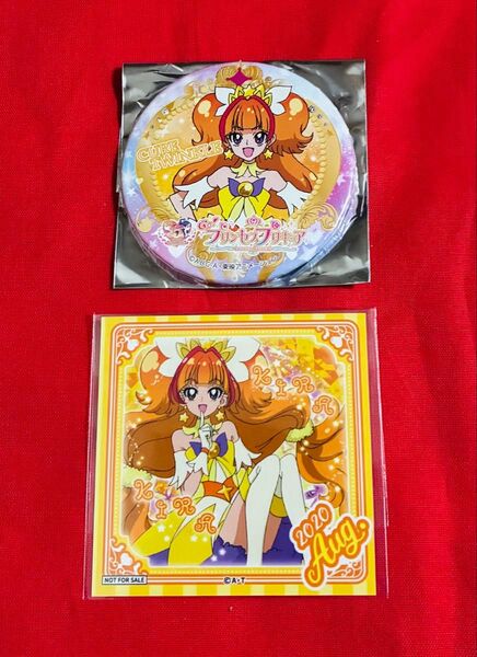 プリキュア 非売品ステッカー 缶バッジ キュアトゥインクル プリキュア15周年記念 上映会 プリティストア 限定グッズ