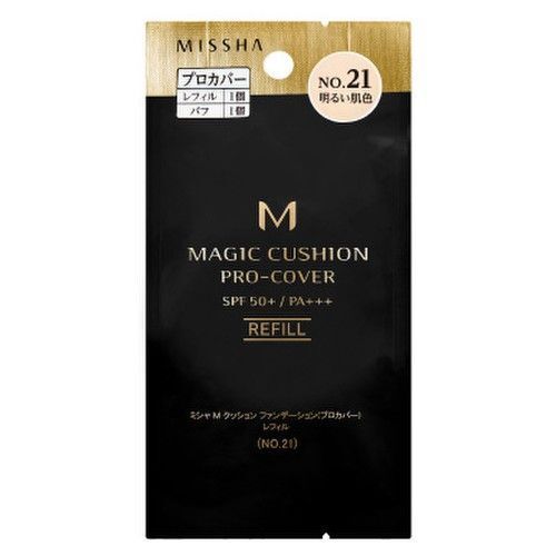 ミシャ M クッション ファンデーション(プロカバー)No.21明るい肌色 レフィル