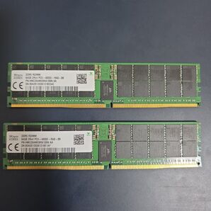 SK hynix DDR5 RDIMM 64GBメモリ 2枚セット
