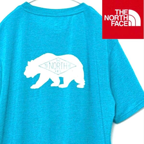 THE NORTH FACE★ザノースフェイス ベアープリントドライ Tシャツ 日本未発売 L