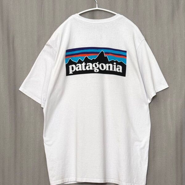 patagonia★パタゴニア P-6 ロゴ レスポンシビリティー Tシャツ ホワイト L