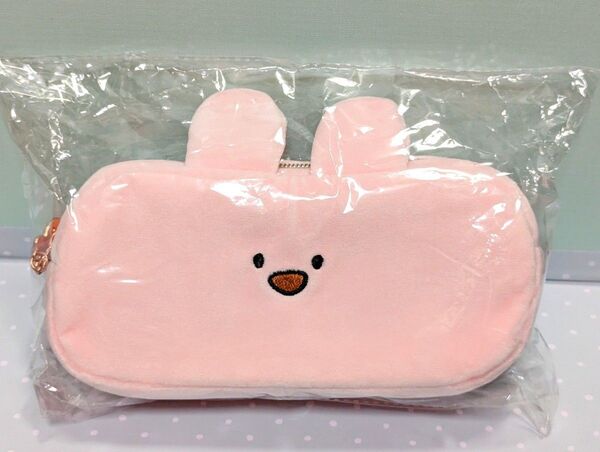 あさみみちゃん ふかふかソフトボアペンポーチ うさぎ