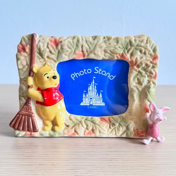 東京ディズニーランド限定 くまのプーさん 陶器製フォトフレーム 訳あり特価